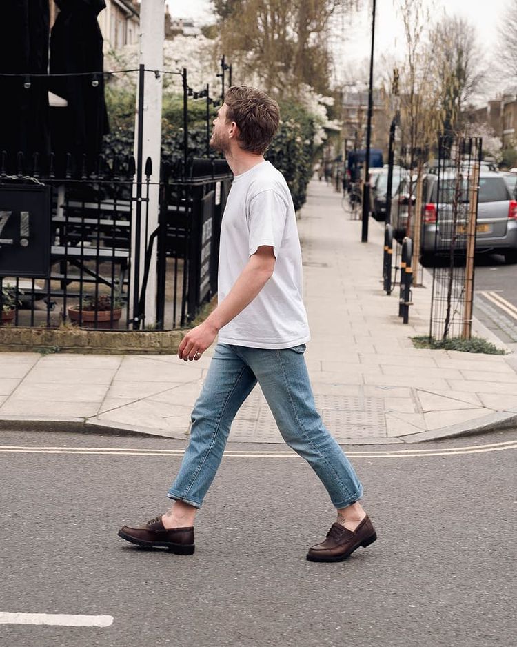 Man wearing WALK London Loafer