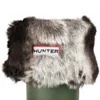 Hunter Women's Soft Furry Cuff Welly Socks - Chinchilla Grey - Image 1