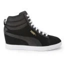 Puma Women's Classic Wedged Trainers - Black Image 1