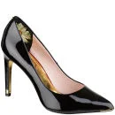 Ted Baker Women's Neevo Patent Pointed Court Shoes - Black