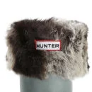 Hunter Women's Short Furry Cuffy Welly Socks - Chinchilla Grey