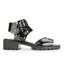 Miista Women's Patti Speckle Sandals - Black