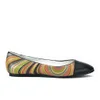 Paul Smith Shoes Women's Albers Swirl Leather Pumps - Black Derby Calf - Image 1