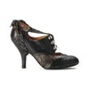 Vivienne Westwood Red Label Women's Lace Gillie Heeled Leather Court Shoes - Black/Gold - Image 1