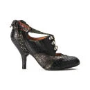 Vivienne Westwood Red Label Women's Lace Gillie Heeled Leather Court Shoes - Black/Gold