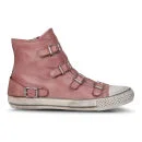 Ash Women's Virgin Leather Trainers - Rose Image 1