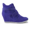 Ash Women's Bowie Suede Wedged Trainers - Royal Blue - Image 1