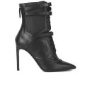 BOSS Hugo Boss Women's Judy Lace Up Leather Heeled Ankle Boots - Black