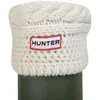 Hunter Women's Moss Cable Welly Socks - Cream - Image 1