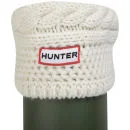 Hunter Women's Moss Cable Welly Socks - Cream Image 1