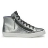 BOSS Orange Women's Nycol-R Hi-Top Trainers - Silver - Image 1