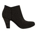 BCBGeneration Women's Daphnee Velvet Studded Boots - Black