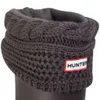 Hunter Women's Moss Cable Welly Socks - Graphite - Image 1
