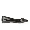 Miss KG Women's Nanette Patent Bow Front Pointed Flats - Black - Image 1