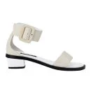 Senso Women's Jolie I Croc Leather Heeled Sandals - White Image 1