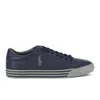 Polo Ralph Lauren Men's Harvey Soft Tumbled Leather Trainers - Newport Navy - Image 1