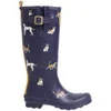 Joules Women's Welly Print Wellies - Navy Dog - Image 1