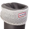 Hunter Women's Bird Eye Cuff Welly Socks - Beige/Grey - Image 1