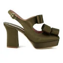 Vivienne Westwood Women's Square Toe Platform Heels - Green