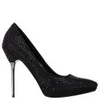 Carvela Women's Gamine Suedette Heeled Court Shoes - Black - Image 1