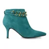 Love Moschino Women's Heeled Ankle Boots - Teal - Image 1