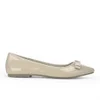 Miss KG Women's Nanette Patent Bow Front Pointed Flats - Nude - Image 1