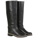 See By Chloé Women's Leather Knee High Boots - Black