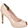 Ted Baker Women's Abesi Patent Open Toe Platform Shoes - Nude - Image 1