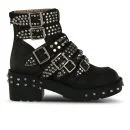 Jeffrey Campbell Women's Studded Colburn Leather Boots - Black