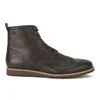 BOSS Hugo Boss Men's Casuro Leather Brogue Boots - Brown - Image 1