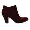 BCBGeneration Women's Daphnee Velvet Studded Boots - Burgundy - Image 1