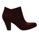 BCBGeneration Women's Daphnee Velvet Studded Boots - Burgundy Image 1