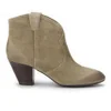 Ash Women's Jalouse Heeled Suede Ankle Boots - Taupe - Image 1