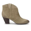 Ash Women's Jalouse Heeled Suede Ankle Boots - Taupe