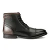 Ted Baker Men's Comptan Leather Lace-Up Boots - Black - Image 1