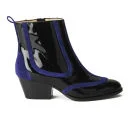 Vivienne Westwood Women's Harlow Patent Leather Chelsea Boots - Navy Image 1