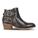 Hudson London Women's Bora Leather Heeled Ankle Boots - Brown