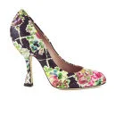 Vivienne Westwood Women's Almond Toe Floral Court Shoes - Multi