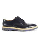 Paul Smith Shoes Men's Thom Leather Shoes - Navy City Brush Off/Marble Print Sole Image 1