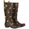 Joules Women's Brown Dog Wellies - Brown - Image 1