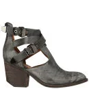 Jeffrey Campbell Everwell Buckle Leather Ankle Boots - Black Image 1