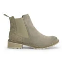 Barbour Women's Loriner Quilted Suede Chelsea Boots - Sand Image 1