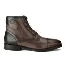 Ted Baker Men's Comptan Leather Lace-Up Boots - Brown Image 1
