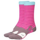 Joules Junior Neat Feat Socks - Ruby Pink
