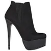 Miss KG Women's Bethany Suedette Platform Shoe Boots - Black - Image 1
