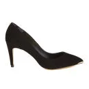 Ted Baker Women's Monirra Suede Vintage Pointed Court Shoes - Black