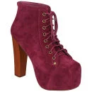 Jeffrey Campbell Women's Lita Shoes - Red Wine Suede Image 1