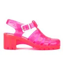 JuJu Women's Babe Heeled Jelly Sandals - UV Pink
