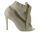 Vivienne Westwood Women's Open Toe Heeled Shoe Boots - Beige/Platinum