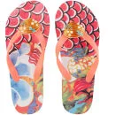 Miss Trish Women's Shell Flip Flops - Peach Image 1
